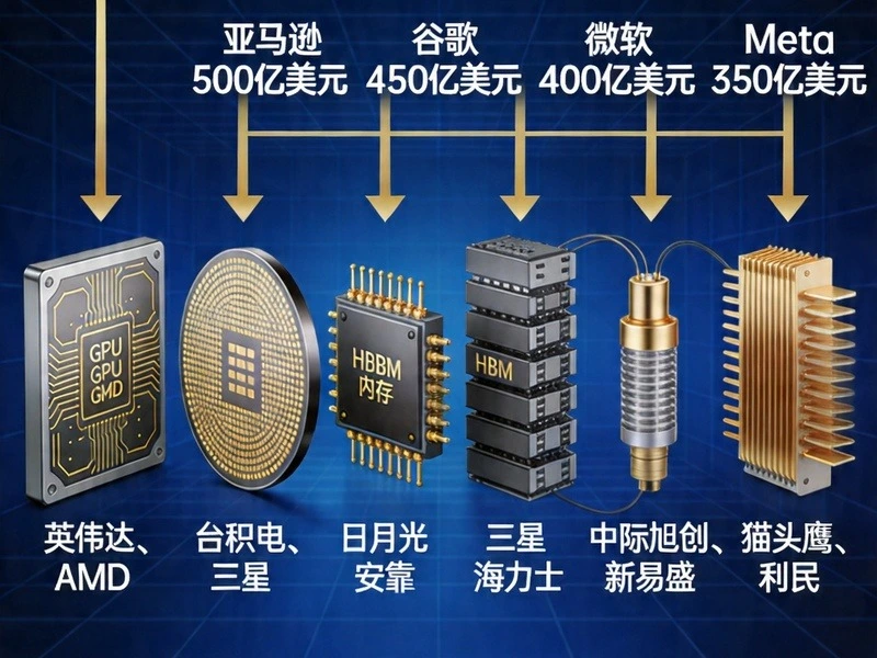 AI算力产业链全景 - 从芯片设计到散热电力的完整链条