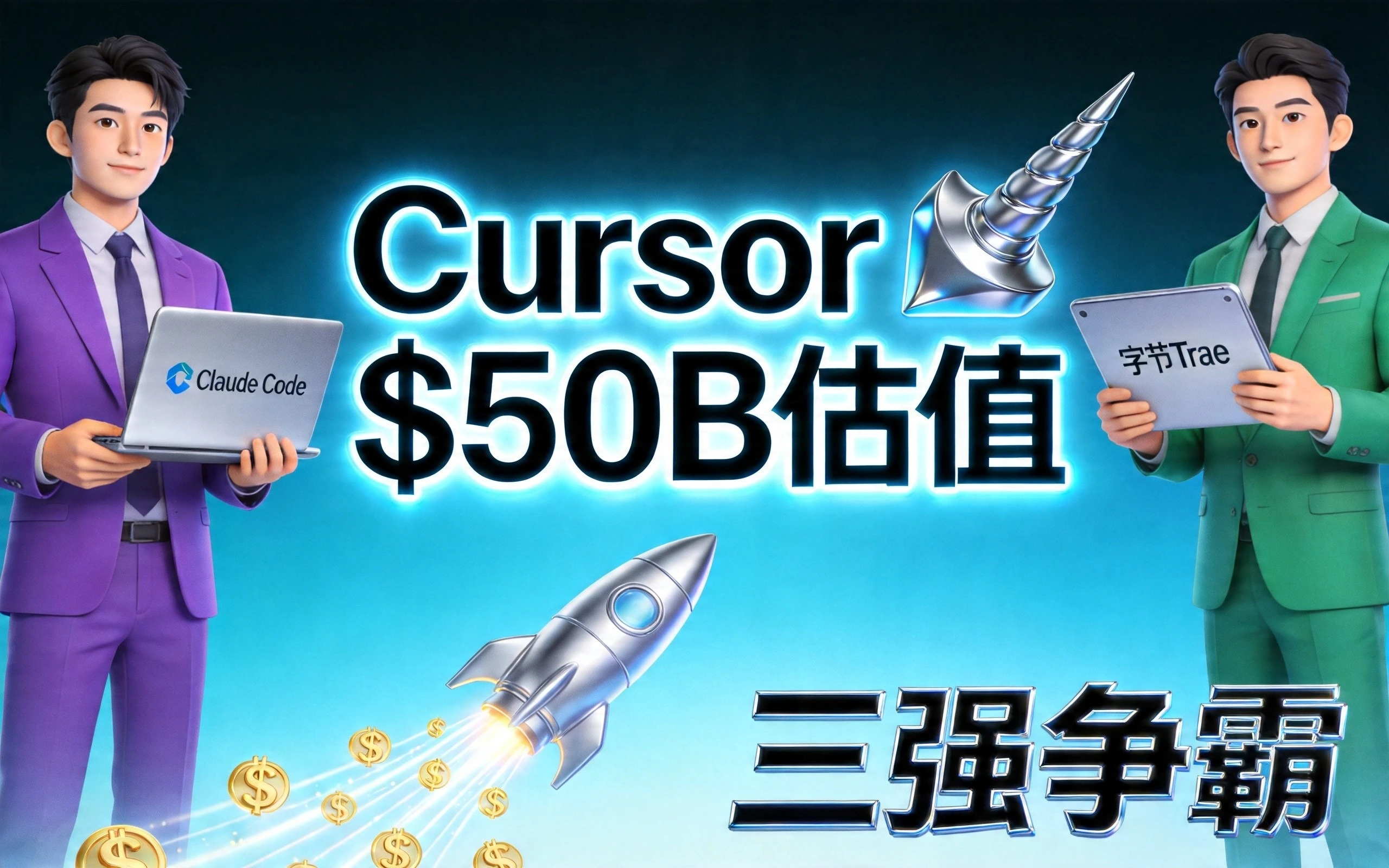 AI编程赛道融资爆发：Cursor估值500亿美元意味着什么