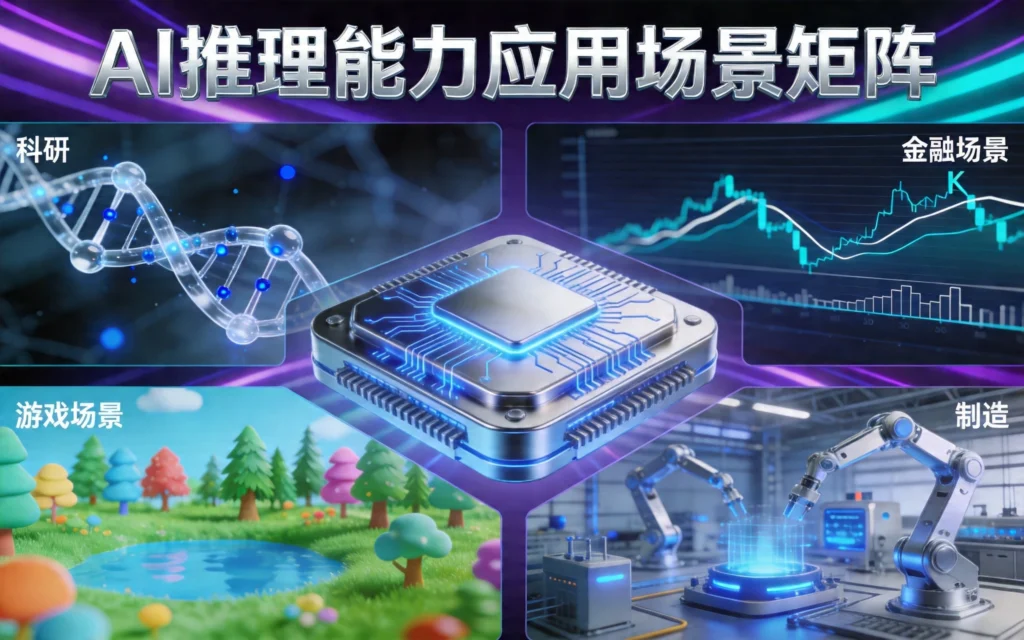I推理能力四大应用场景：科研、金融、游戏、制造