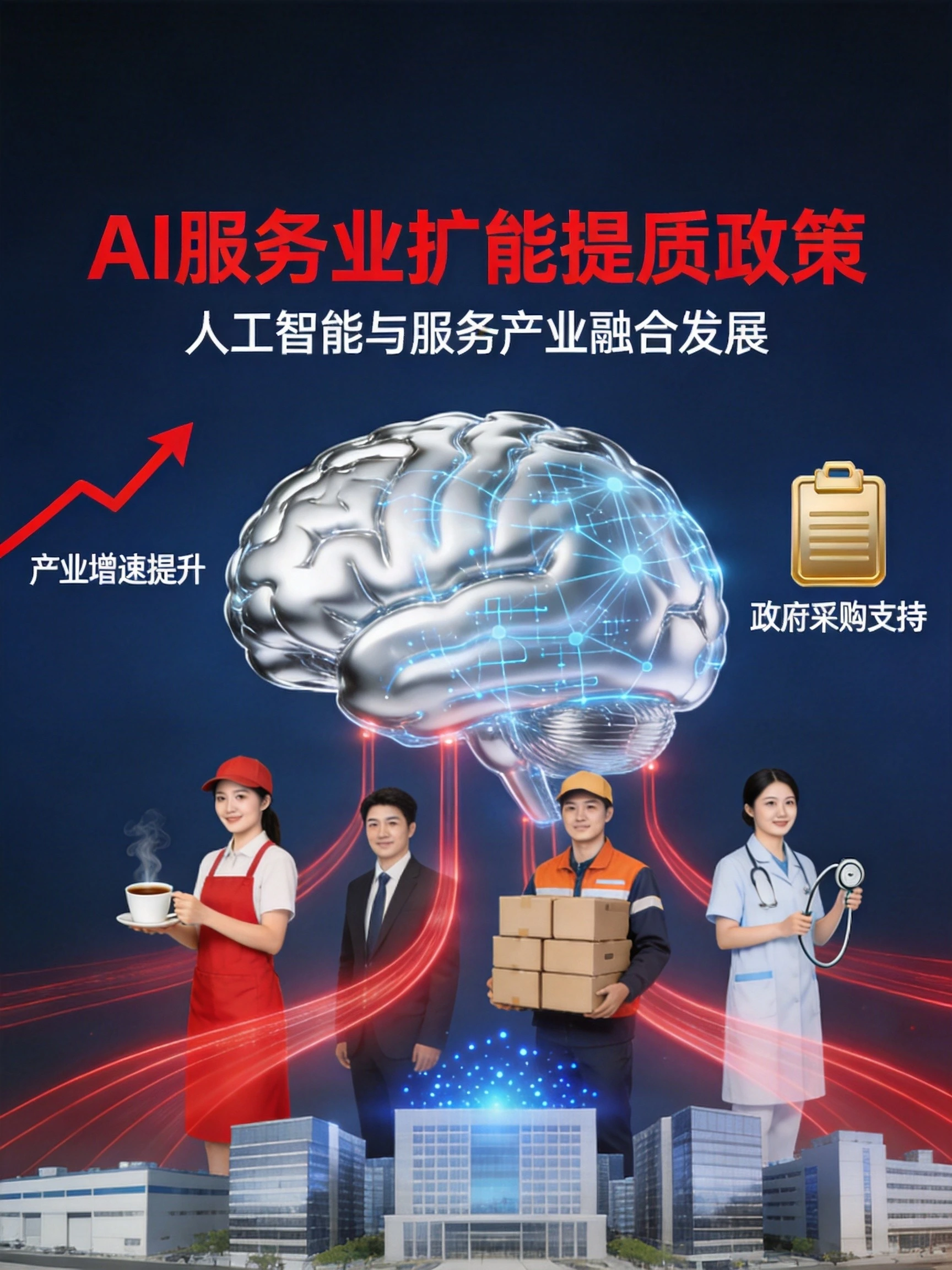 国务院定调AI采购：服务业扩能提质的产业机遇