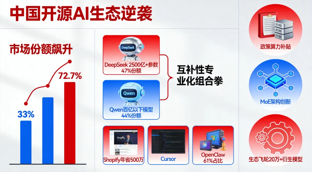 DeepSeek与Qwen互补性专业化策略，三大驱动力助推开源AI生态崛起