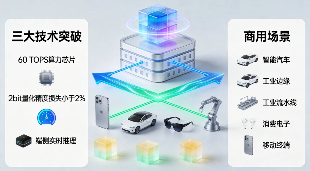 端云协同混合计算架构，60TOPS算力芯片驱动端侧AI爆发