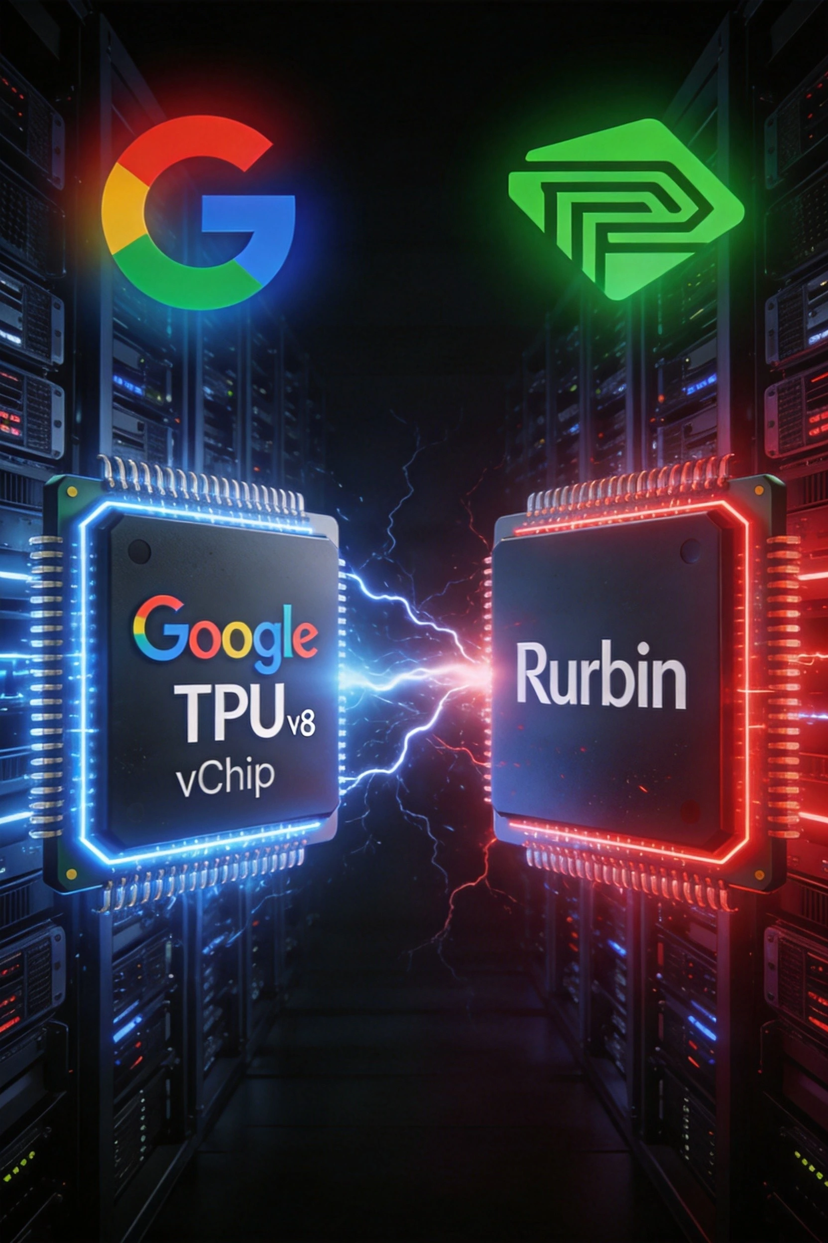 谷歌TPU v8对阵英伟达Rubin：AI算力双雄争霸新格局