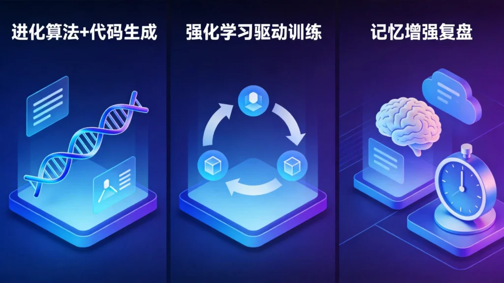 AI进化三大技术范式图
