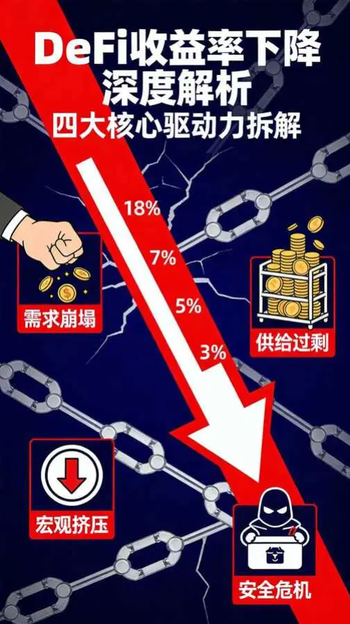 DeFi协议收益率下降背后的真实原因