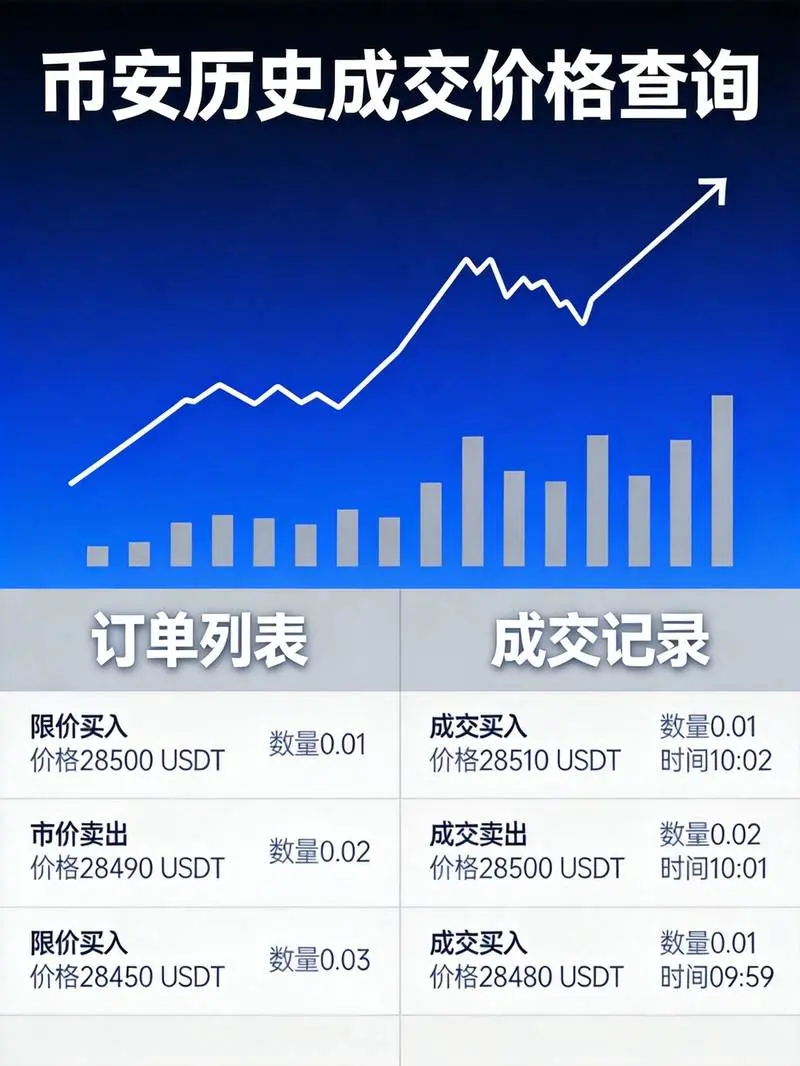 币安怎么查看历史成交价格